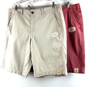 Urban Pipeline Men's Bermuda Denim Shorts 38 Flat front - knee length NWT [LOT2]
